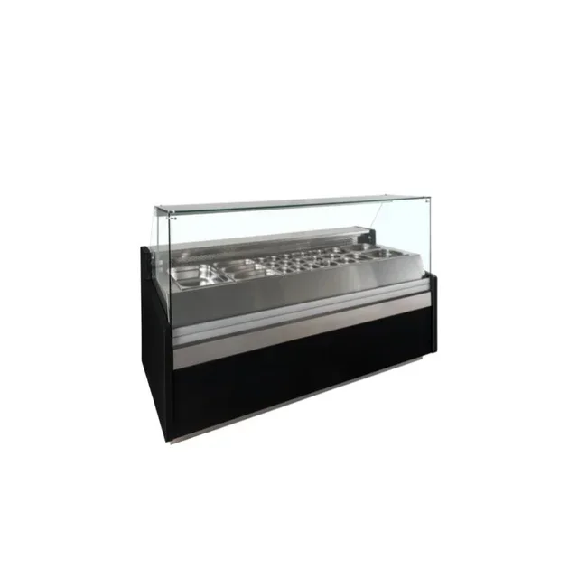 Refrigerated Display Case Gastronorm 1/1 - Width 1985 mm