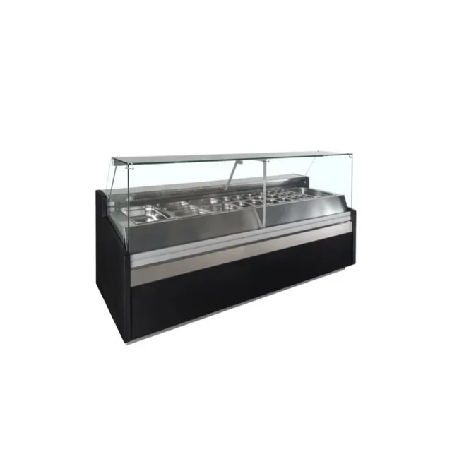 Gastronorm 1/1 Refrigerated Display Case - Width 2465 mm