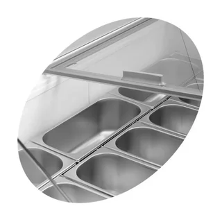 Congelatore a Porta Vetrata per Gelati 342 Litri - Vetrina Espositiva con Anti-appannamento