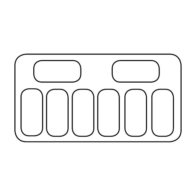 Vitrine de Exposição para Gelados Ibiza - 8 Cubas de 5 Litros