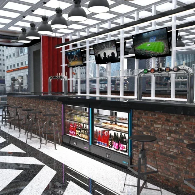 Vitrine Refrigerada de Balcão COMPAK - Abertura Traseira