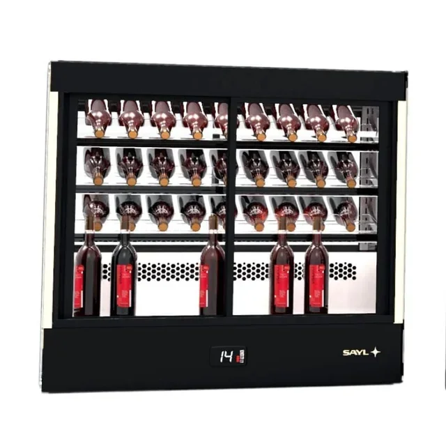 Vitrine Refrigerada Horizontal Duplo Vidro - COMPAK - Capacidade 40 Garrafas