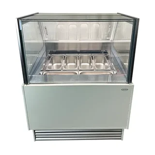 Komodo Eisvitrine - Kapazität 6 Behälter x 5 Liter