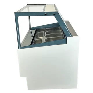 Komodo Eisvitrine - Kapazität 6 Behälter x 5 Liter