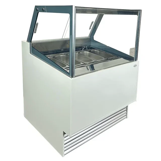 Komodo Eisvitrine - Kapazität 6 Behälter x 5 Liter