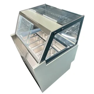 Komodo Eisvitrine - Kapazität 6 Behälter x 5 Liter