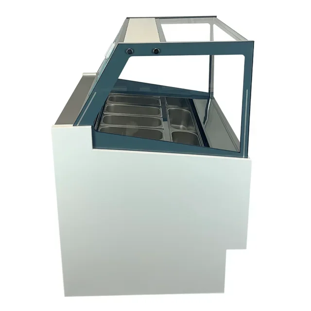 Komodo Eisvitrine - Kapazität 6 Behälter x 5 Liter