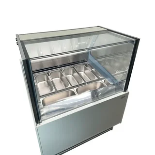 Komodo Eisvitrine - Kapazität 6 Behälter x 5 Liter