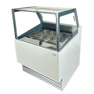 Komodo Eisvitrine - Kapazität 6 Behälter x 5 Liter