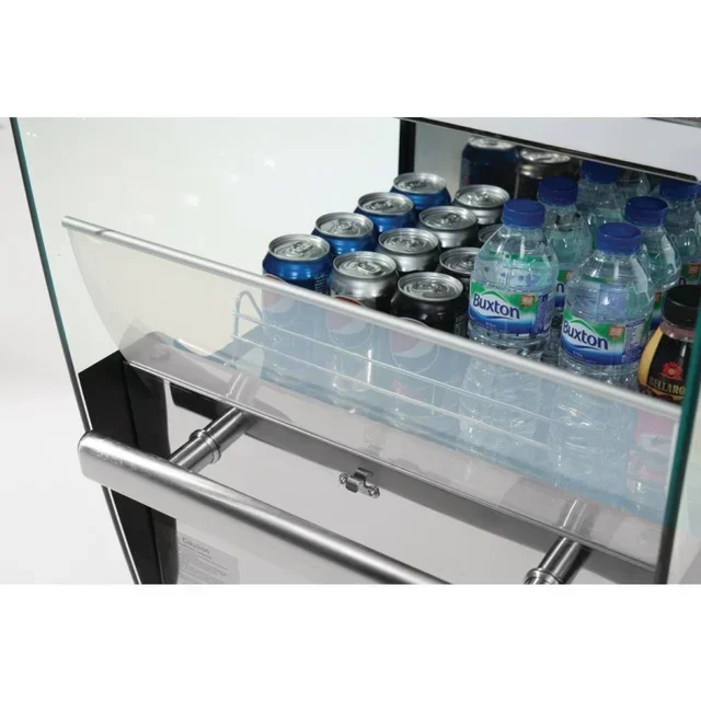 Vitrina Refrigerada de Libre Servicio 220 Litros - Acero Inoxidable