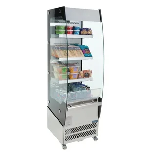 Vitrina Refrigerada de Libre Servicio 220 Litros - Acero Inoxidable