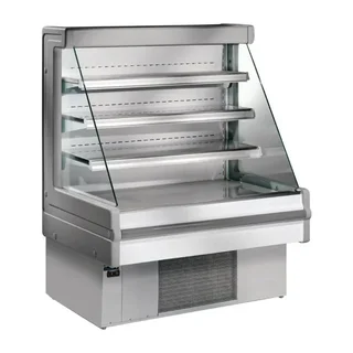 Gray Self-Service Refrigerated Display Case - 1200 mm