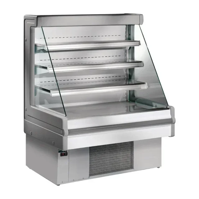 Gray Self-Service Refrigerated Display Case - 1200 mm