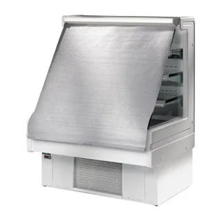 Gray Self-Service Refrigerated Display Case - 1200 mm