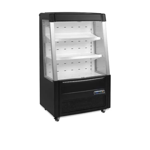 Vitrine Réfrigérée Libre-Service Noire - 242 Litres
