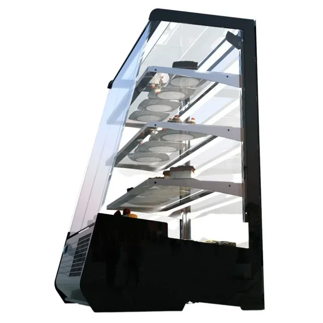 Vitrine Réfrigérée Libre-Service à Poser - Modèle Tower - Couleur Noire