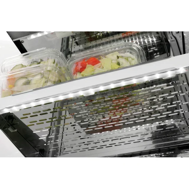 Wall-Mounted Refrigerated Display Case RIMI - 675 mm Depth