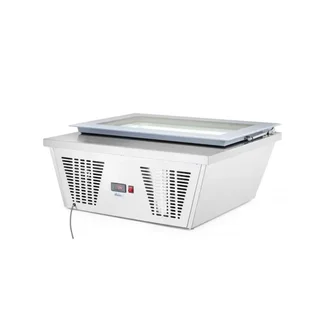 Negativer Kühlvitrine 77 Liter - Tiefkühltruhe für die Theke