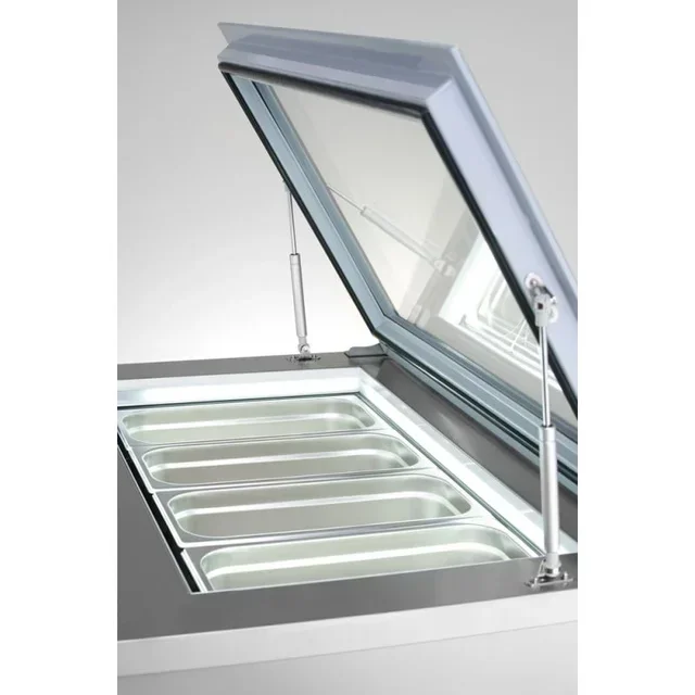 Negativer Kühlvitrine 77 Liter - Tiefkühltruhe für die Theke