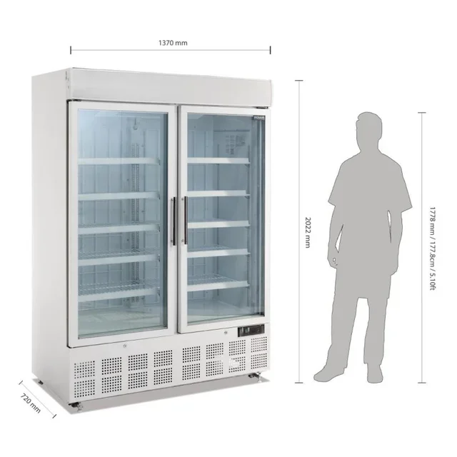 920 Liter Negative Temperature Display Fridge