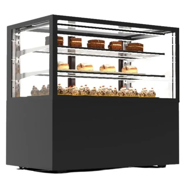 Vetrina Refrigerata Neutra Integra Base 120 - Apertura Posteriore - Altezza 1100 mm