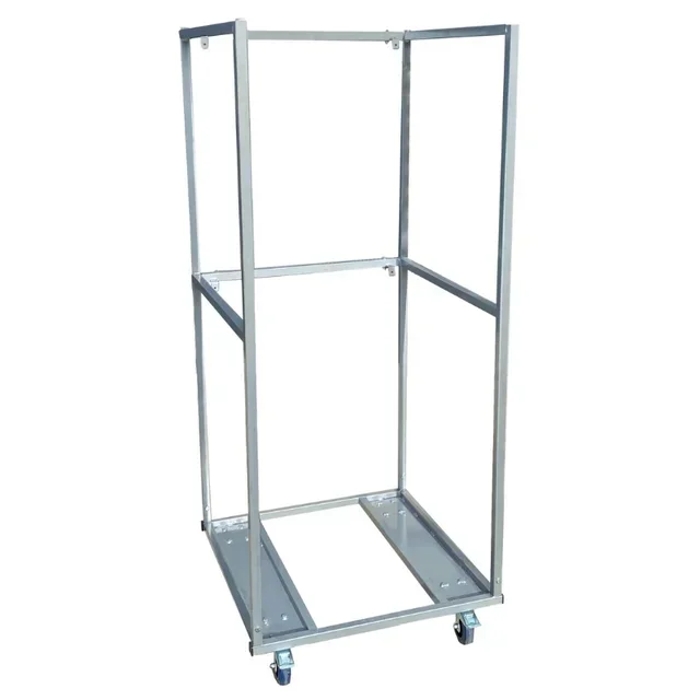 Vitrine Réfrigérée Noire 380 L pour Boissons - Porte Vitrée et Chariot Inclus