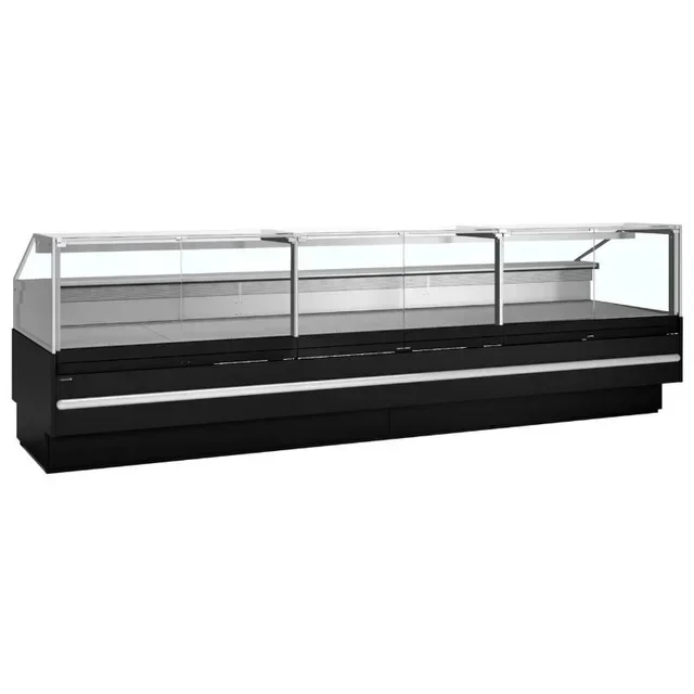Black Supermarket Refrigerated Display Case 947 Liters