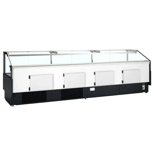 Black Supermarket Refrigerated Display Case 947 Liters
