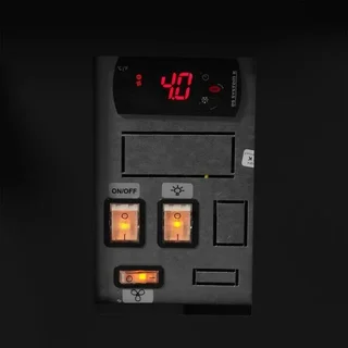 Black Supermarket Refrigerated Display Case 947 Liters