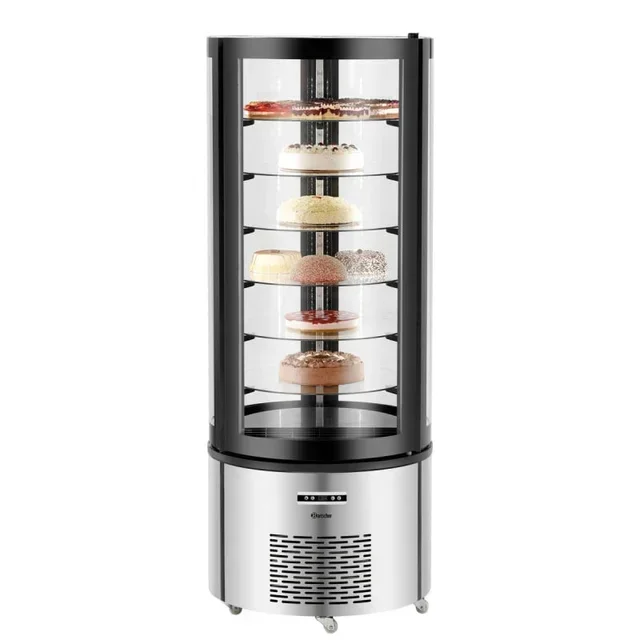 Refrigerated Pastry Display Case 400 Liters - Cake & Dessert Presentation