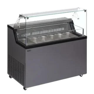 Refrigerated Display Case with Serving Lid - 6 x 5 L