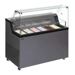 Refrigerated Display Case with Serving Lid - 6 x 5 L