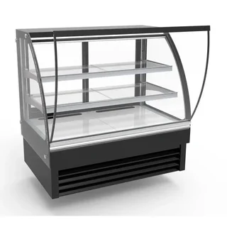 Positive Refrigerated Display Case 236 Liters - Curved Front