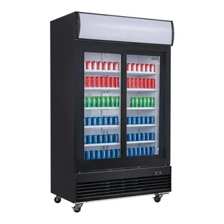 Vitrine Refrigerada para Bebidas 950L - Portas Deslizantes - Refrigeração Ventilada