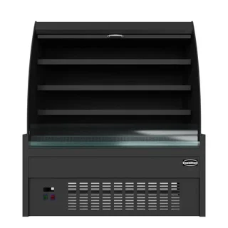 Kühlvitrine mit gebogener Verglasung - 380 Liter Kapazität