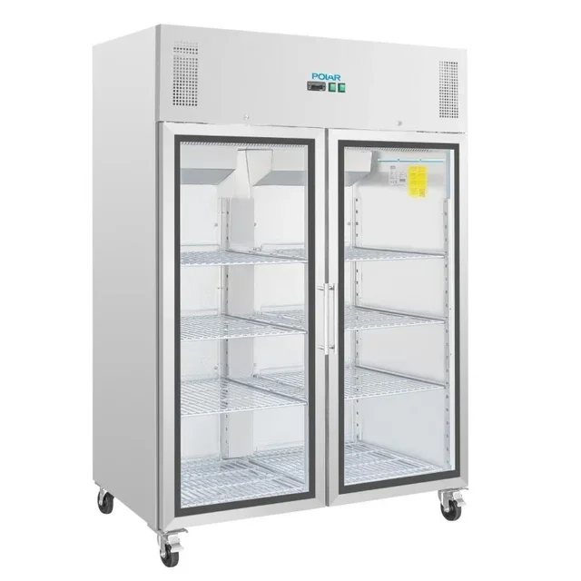 Vetrina Refrigerata Positiva Doppia GN 2/1 Serie G 1200 Litri