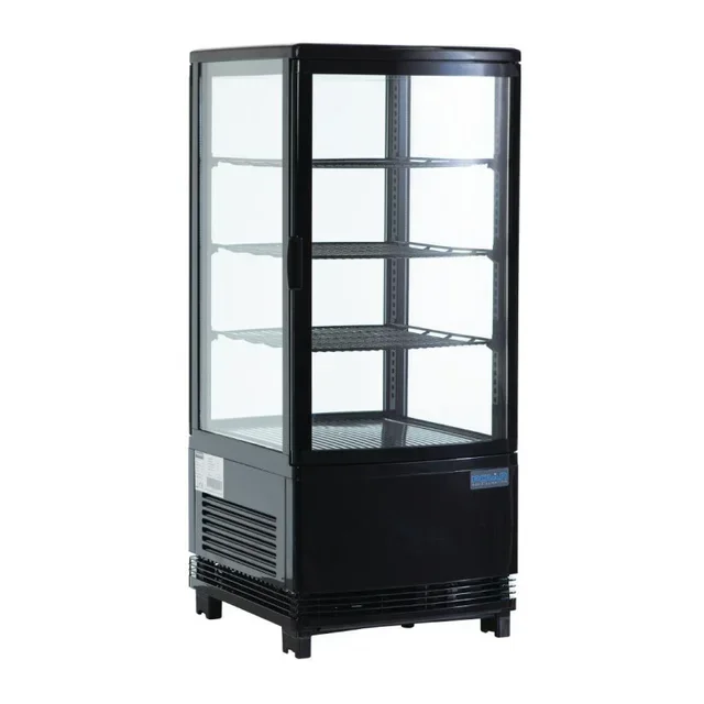 Vitrine Refrigerada Positiva 68L Série C - Acabamento Preto