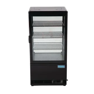 68L Positive Refrigerated Display Case Series C - Black Finish