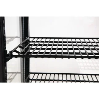 68L Positive Refrigerated Display Case Series C - Black Finish