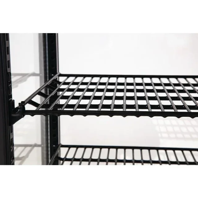 68L Positive Refrigerated Display Case Series C - Black Finish