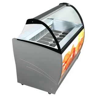 Vitrine Refrigerada 520 Litros - Ventilação Estática - Para Confeitaria e Sorveteria