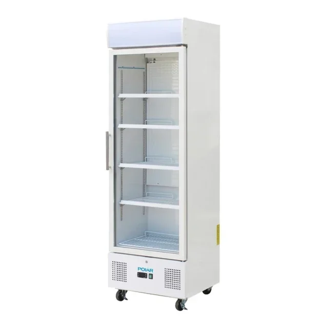 Vetrina Refrigerata Positiva Serie G - Capacità 336 Litri - Finitura Bianca
