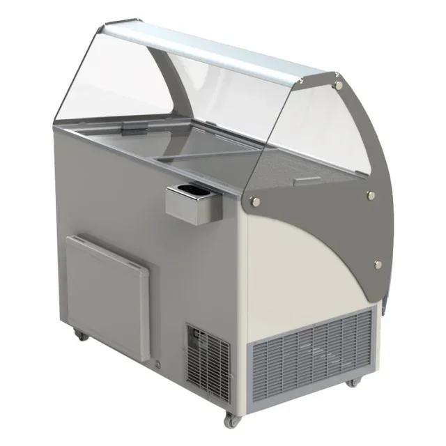 Kühlvitrine - Freistehend - 50 Liter - 10 Körbe