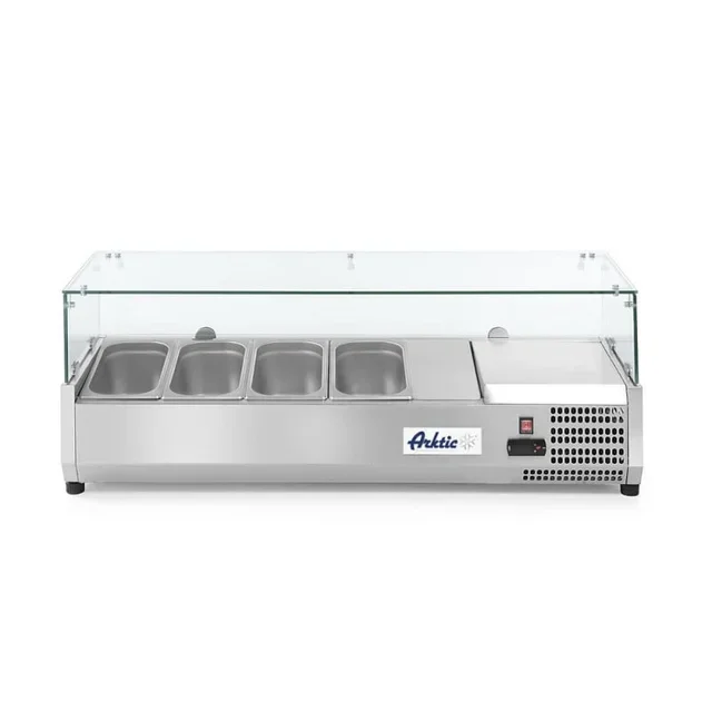 Vitrina Refrigerada - 4 Cubetas Gastronorm 1/3