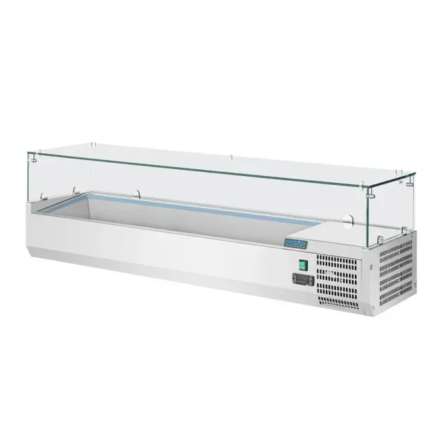 Vitrina Refrigerada para Ingredientes 5 Cubetas GN 1/3 + 1 Cubeta GN 1/2 - Gama G