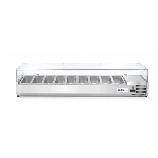 Vitrina Refrigerada Profesional 9 Cubetas GN 1/3