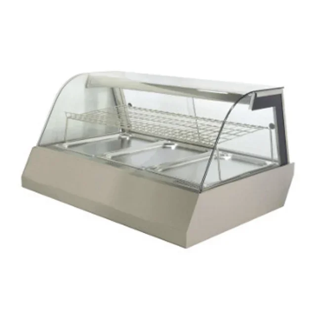 Vetrina Refrigerata GN 1/1 - Facciata in Vetro Curvo