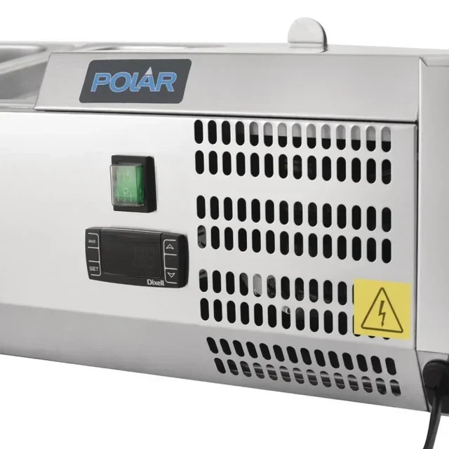 Refrigerated Display Case Series G - 10 Gastronorm 1/4 Containers - Ingredient Presentation