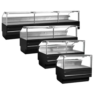 Service Display Case with Worktop - 654 L Premium
