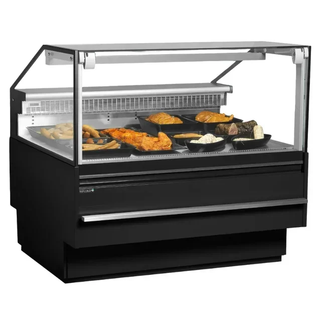 Refrigerated Service Display Case with Counter - 325 Liters Capacity